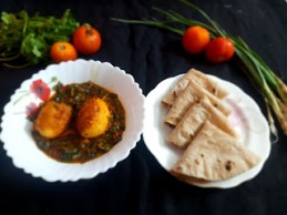 Methi anda curry recipe